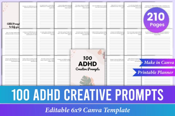 100 ADHD Creative Writing Prompts KDP: Unlocking Focused Imagination