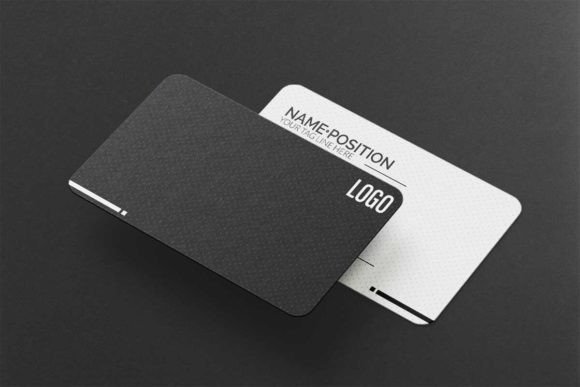 Dark and White Elegant Business Card: A Premium Design Template