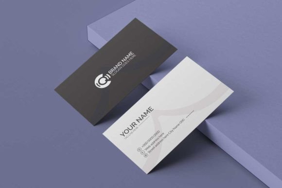 Dark Printable Business Card Template: Your First Impression
