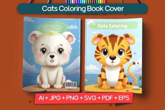 Design a Purrfect Book Cover: The Ultimate Cats Coloring Book Template