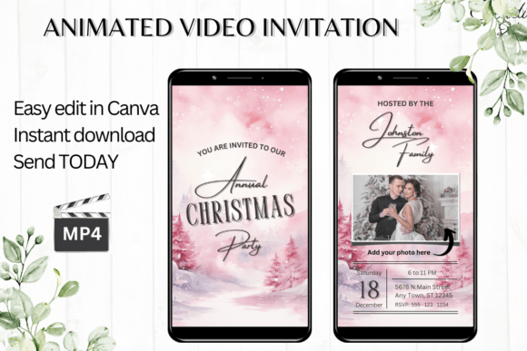 Digital Christmas Invitation Templates: Your Last-Minute Holiday Lifesaver