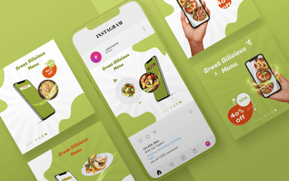 Elevate Your Food Brand: The Restaurant and Food-Social Media-03-22 Kit