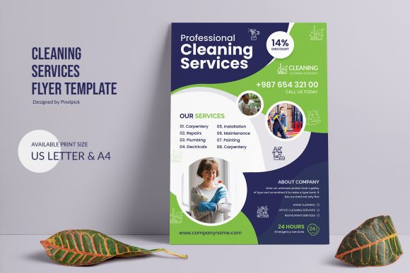 Launch Your Cleaning Business with a Professional Flyer