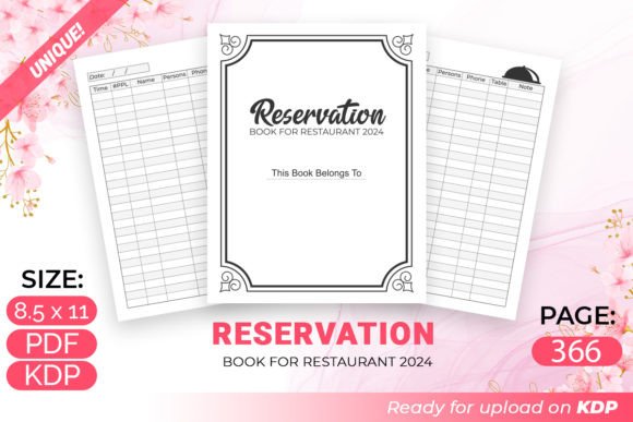 Master Your Restaurant's 2024 Schedule with a Customizable Reservation Book