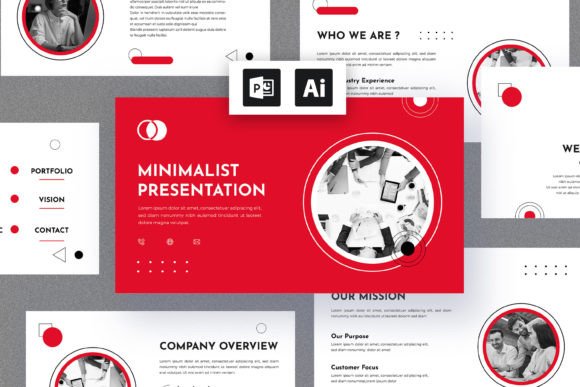 Minimal Presentation Template Layout: Modern Clarity