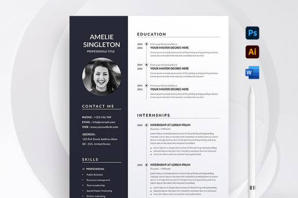 Modern Resume Template: Stand Out and Get Hired